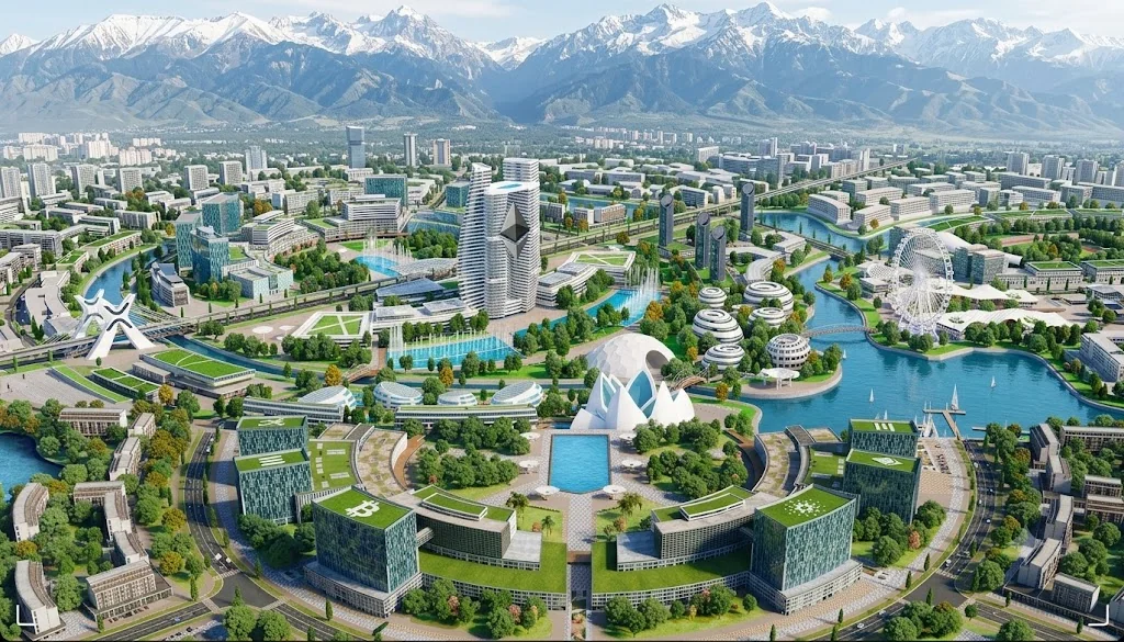 Панорама города Алатау